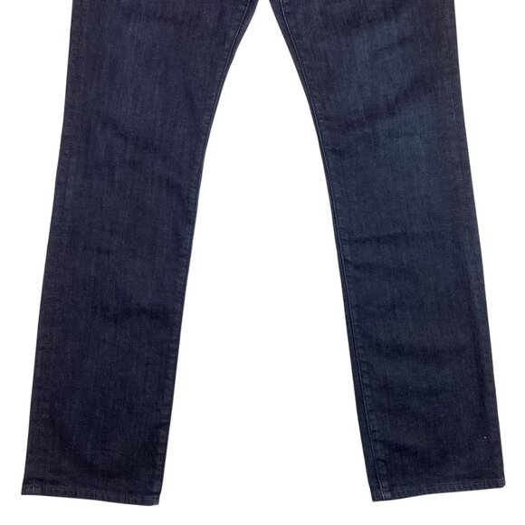 7For All Mankind Straight Jeans Luxe Performance Dark Blue NWOT - Picture 5 of 14